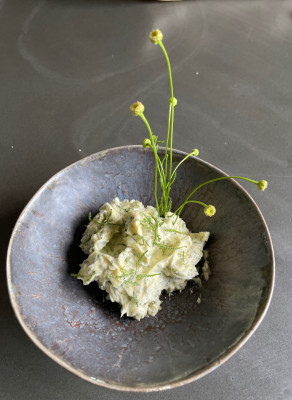 Butter mit Santolina viridis