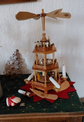 Polly was here. Kerzenersatz.