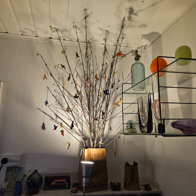 Rosenthal Tütenvase Anny's Winter Orange Winterhilfswerk 20251223_153317.jpg