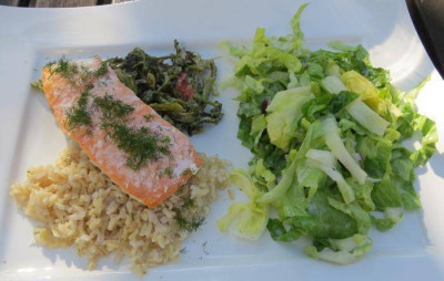 IMG_8131 Essen am 7.6.15 - Reis, cima di rape und Lachs.jpg