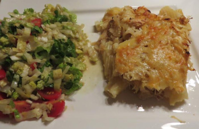 IMG_1181 Essen am 18.1.16 -Sauerkraut-Nudel-Auflauf mit Lachs.jpg