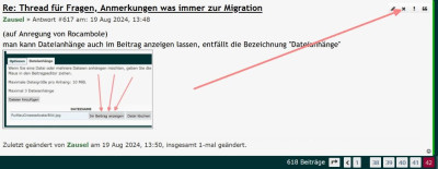 hat man Kram geschrieben oder einen doppelten Beitrag, <br />muß (jetzt noch) kein Punkt übrigbleiben, man kann den Beitrag innerhalb einer kurzen Zeitspanne löschen