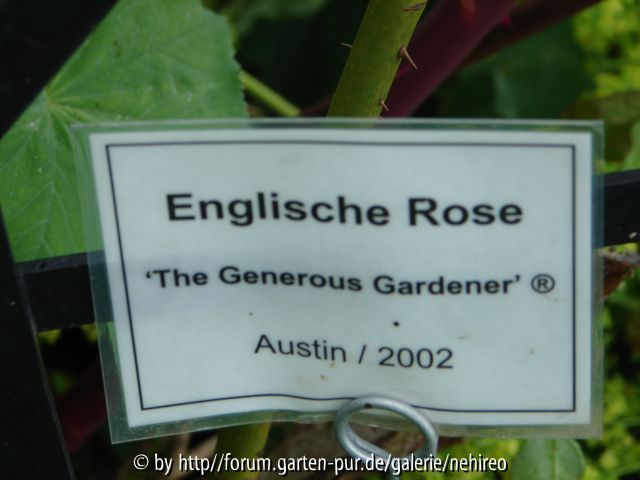 Gardener Schild