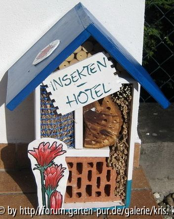 Insektenhotel selbst gebaut