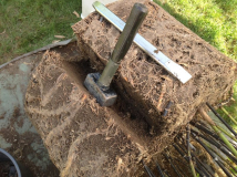 Meissel und 2kg Hammer