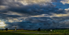 blaue Wolken