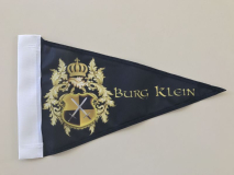 Familienwappen als Burgfahne