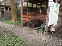 Zugang sauberund Trockenauch bei Regen