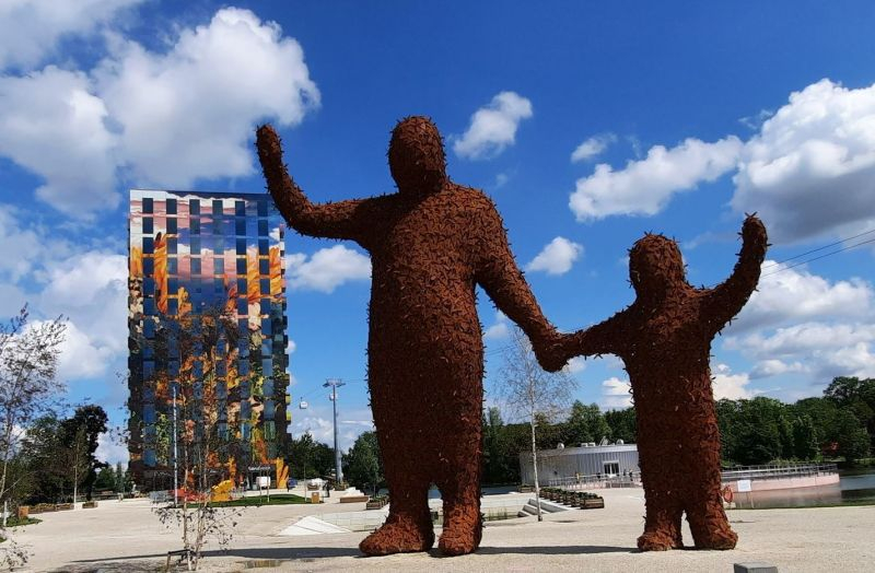 Kunst und das Flores Gebäude