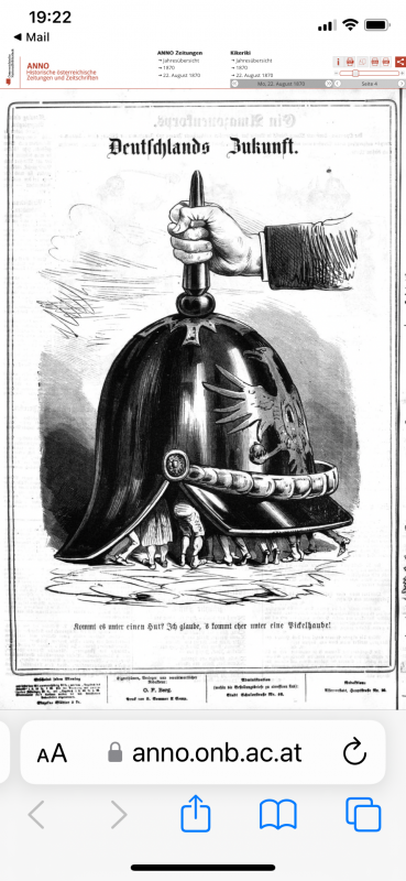 Passt unter die Pickelhaube