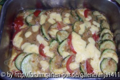 Zucchini-Tomaten-Gratin