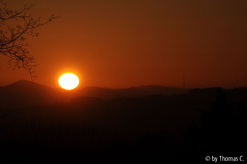 Sonnenaufgang im Januar