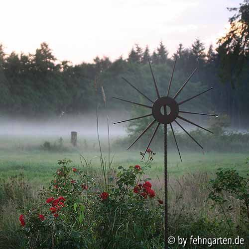 geschweisste sonne mit nebel