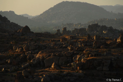 Hampi-Landschaft am Abend