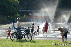 Radweg zur Arbeit: Wasserspielplatz 2