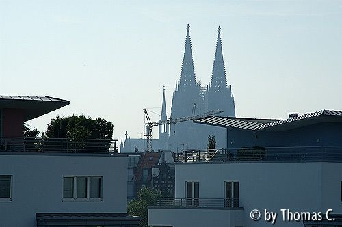 Radweg zur Arbeit: Domblick vom Mediapark