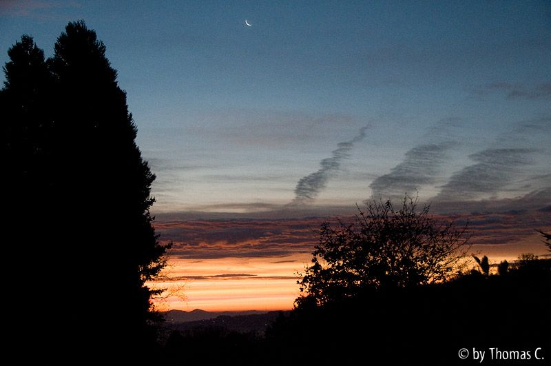 Oktober-Sonnenaufgang