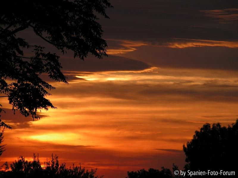 Abendhimmel im Oktober