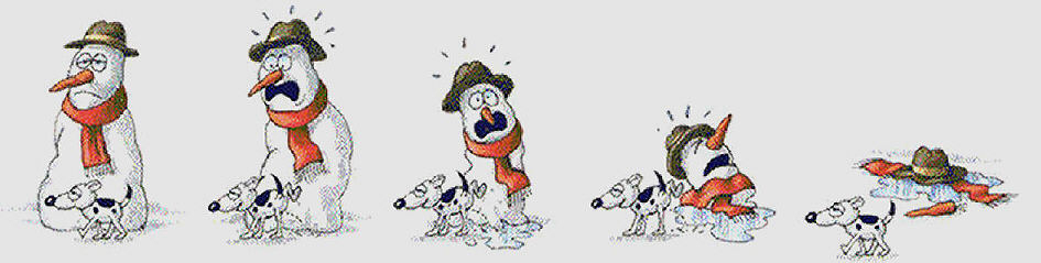 Schneemann ade