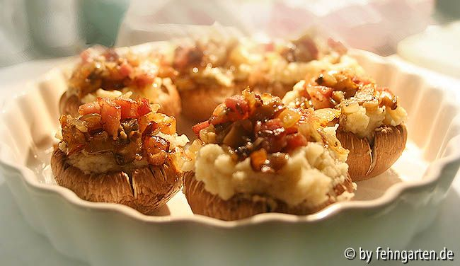 champignons mit selleriemus