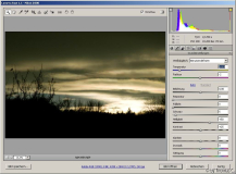 Sonnenuntergang 3200 k