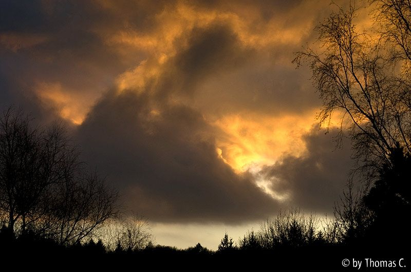 Abendwolken und Kulissen 3