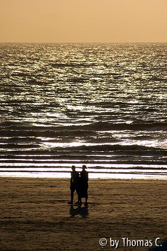 Belgische Küste - De Haan - Nordsee abends