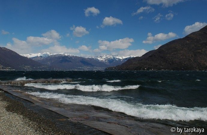 lago maggiore stürmisch
