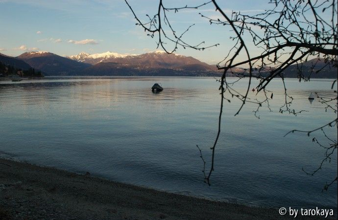 lago maggiore abends