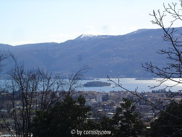 Ausblick auf die Borromäischen Inseln