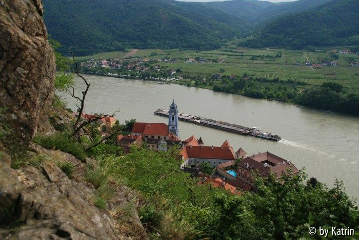 5 4 Dürnstein von ganz oben