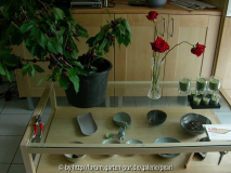 Wohnzimmer Tisch im Juni 2009