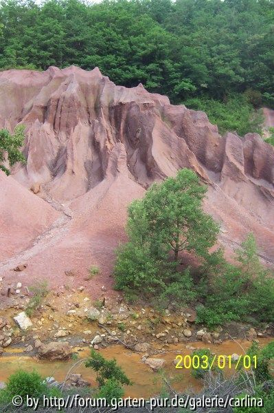 Bizarre Landschaft bei Siena