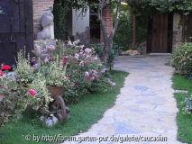 Garten im georg. Restaurant