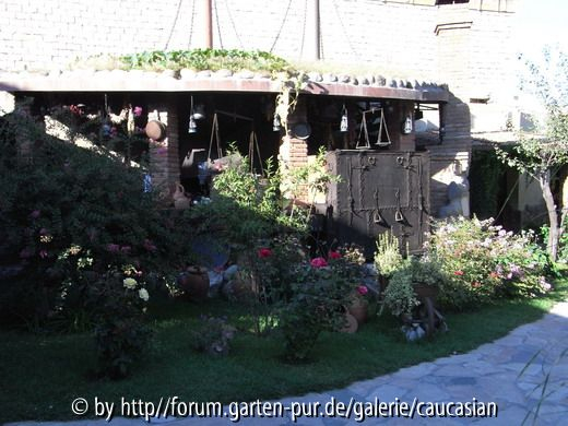 Garten im georg. Restaurant