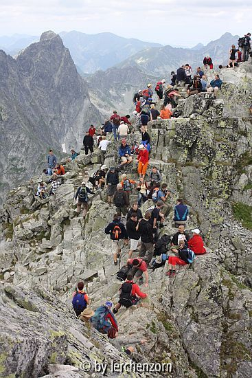 Auf den Gipfeln der Hohen Tatra, Grenze SK/PL