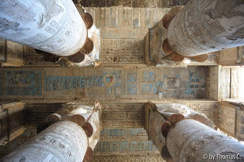 Dendera Große Säulenhalle NX