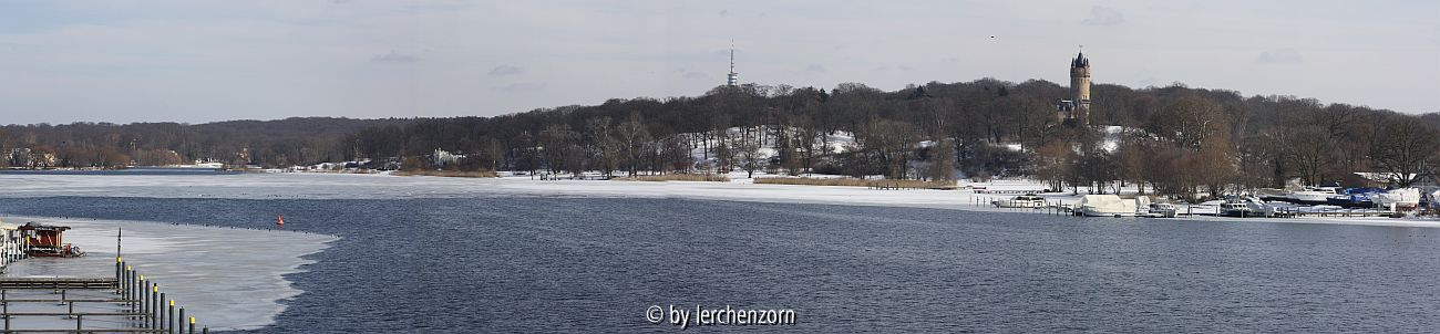 Potsdamer Havelseen und Babelsberger Park im Februar 2010