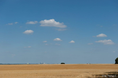 Wolken und Land