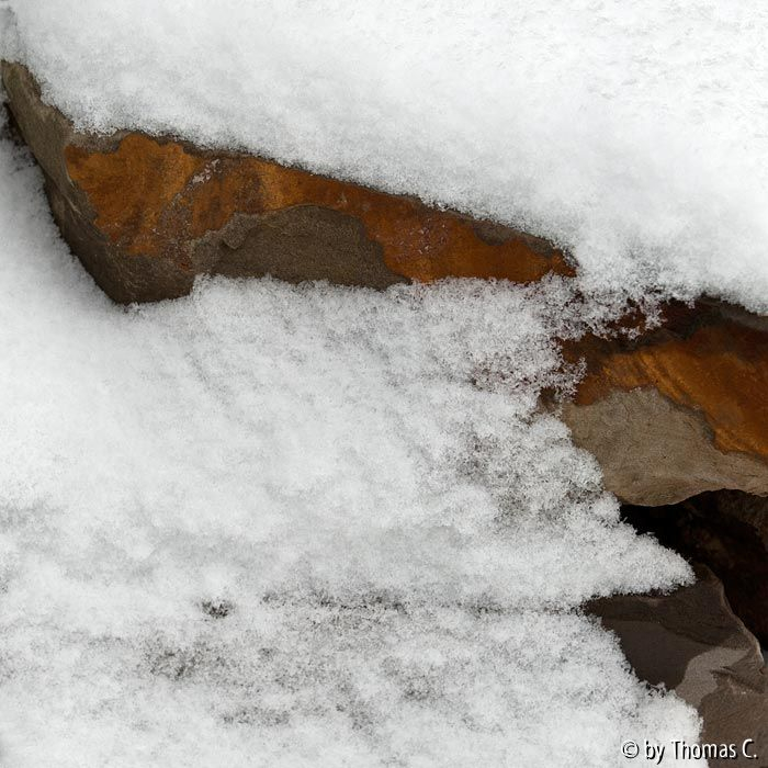 Abstraktion mit Schnee 2