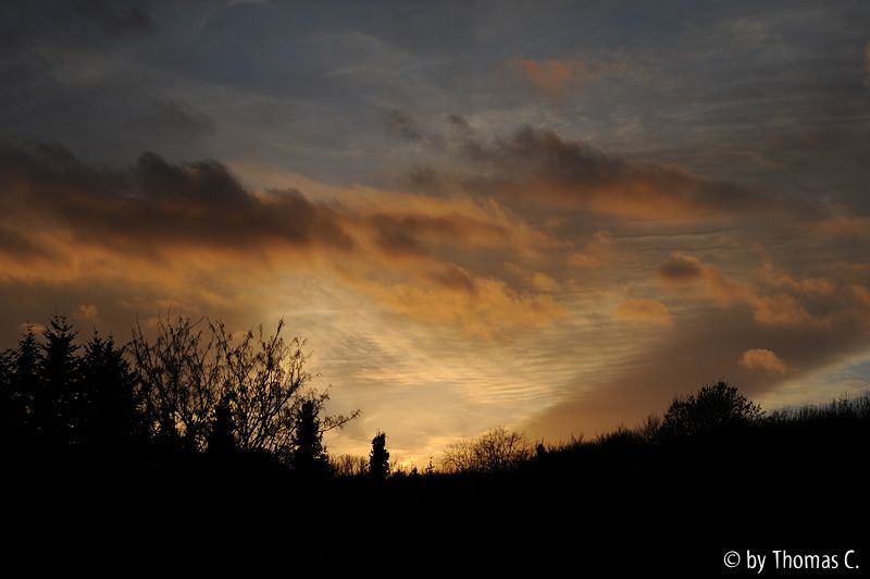 Januarabendhimmel