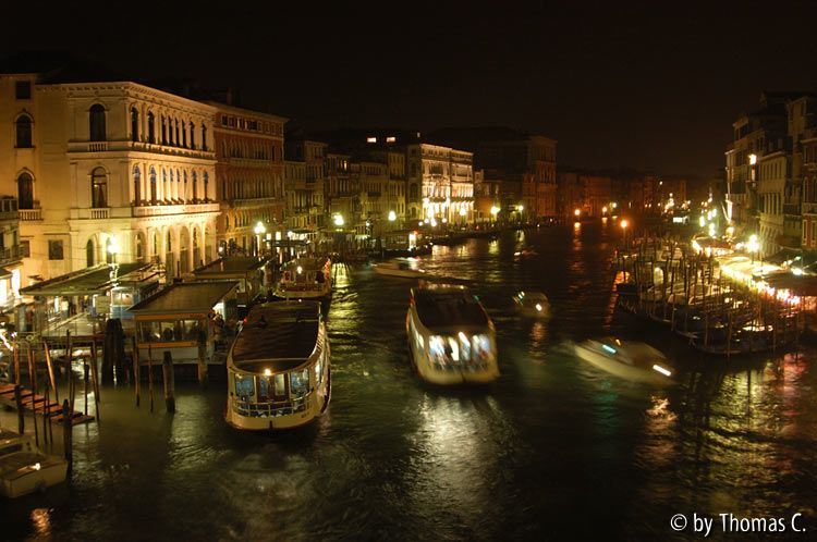 Venedig 2005 - Canal Grande nachts