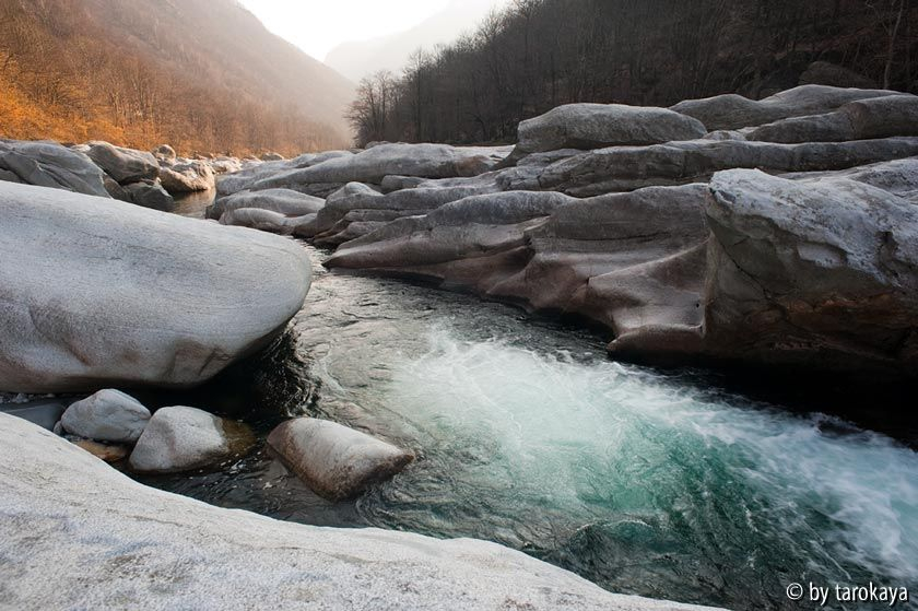 Verzasca im Abendlicht