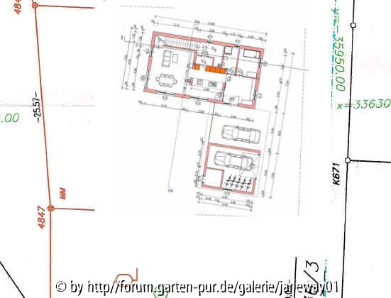 Haus im Grundstück