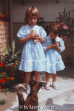 Ich, meine Schwester u. Miezekatzen