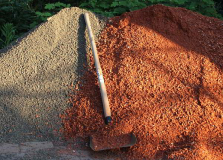 Lava 2-8mm + Ziegelsplitt 0-8mm