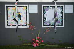 deko mit gesteck camelliaausstellung