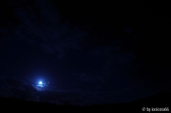 Wolken/Mond