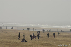 Belgien: Menschen am Strand